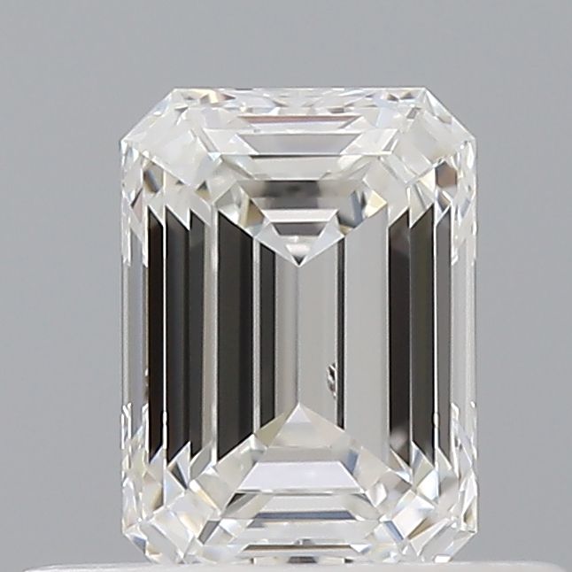 Diamond Natural 0,51Ct F-SI1 Emerald - GIA6555355283 1