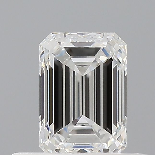 Diamond Natural 0,51Ct F-VVS1 Emerald - GIA6555536549 1