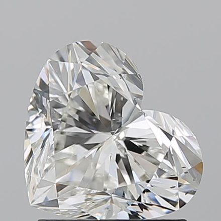 Diamond Natural 1,51Ct I-SI2 Heart - GIA1557355991 1