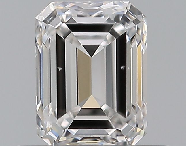 Diamond Natural 0,45Ct D-VVS2 Emerald - GIA7436327616