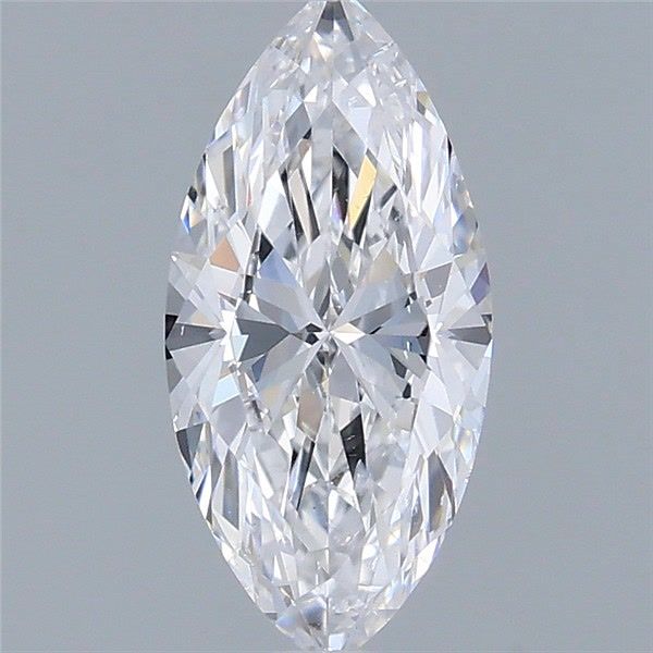 Diamond Natural 0,6Ct D-SI2 Marquise - GIA6542963701 1