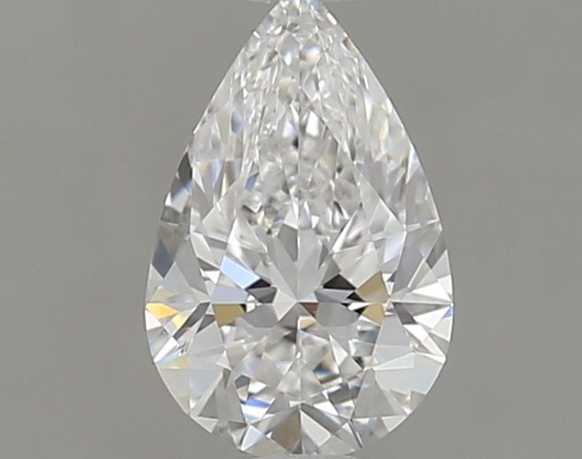 Diamond Natural 0,51Ct F-IF Pear - GIA6522787874 1