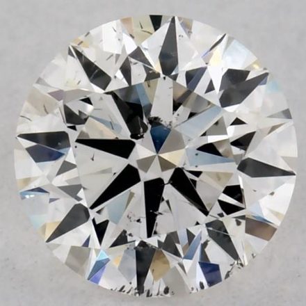 Diamond Natural 0,4Ct J-SI2 Round - GIA2406130659 1