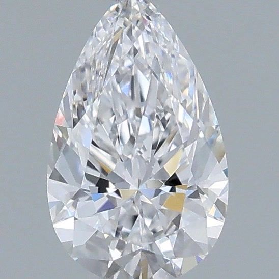 Diamond Natural 0,52Ct D-IF Pear - GIA7551344566 1