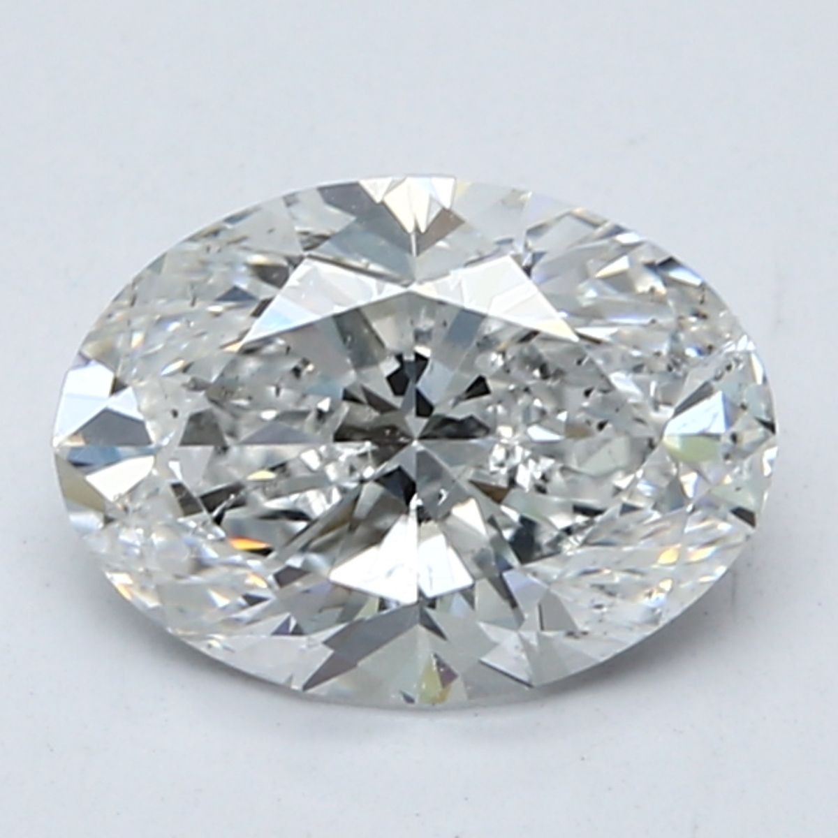Diamond Natural 1,7Ct D-SI2 Oval - GIA7548747003 1
