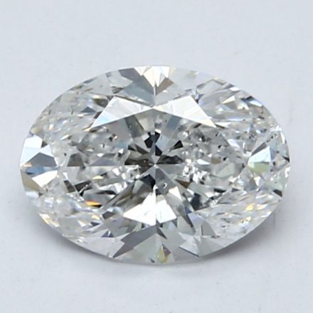 Diamond Natural 1,7Ct D-SI2 Oval - GIA7548747003 1