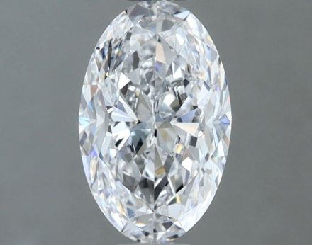 Diamond Natural 1,3Ct D-VVS2 Oval - GIA6532834127 1