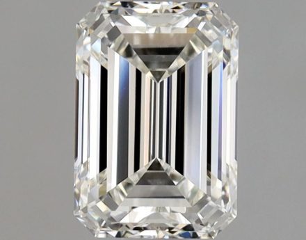 Diamond Natural 1Ct H-VVS2 Emerald - GIA7541656017 1