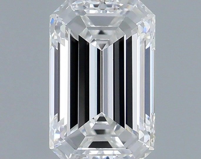Diamond Natural 0,37Ct F-VVS1 Emerald - GIA7551385441 1