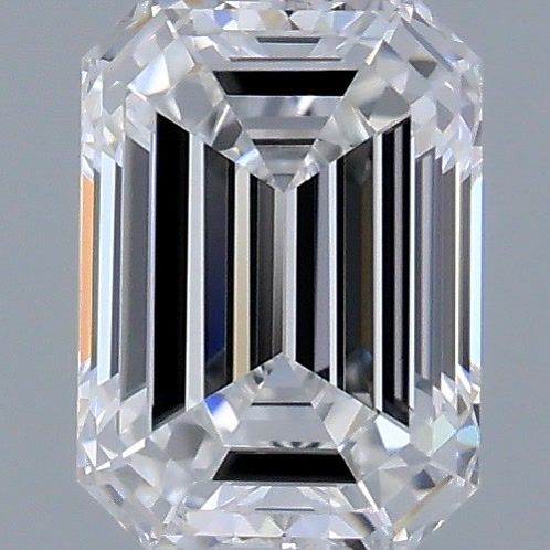 Diamond Natural 0,33Ct D-IF Emerald - GIA6555408745 1