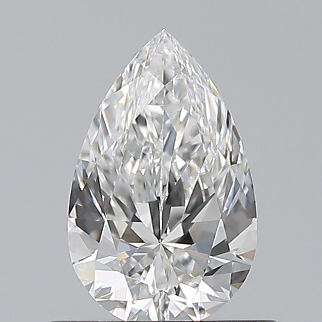 Diamond Natural 0,63Ct F-VVS2 Pear - GIA6551304453 1