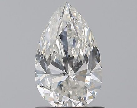 Diamond Natural 1Ct H-SI2 Pear - GIA6432014436 1