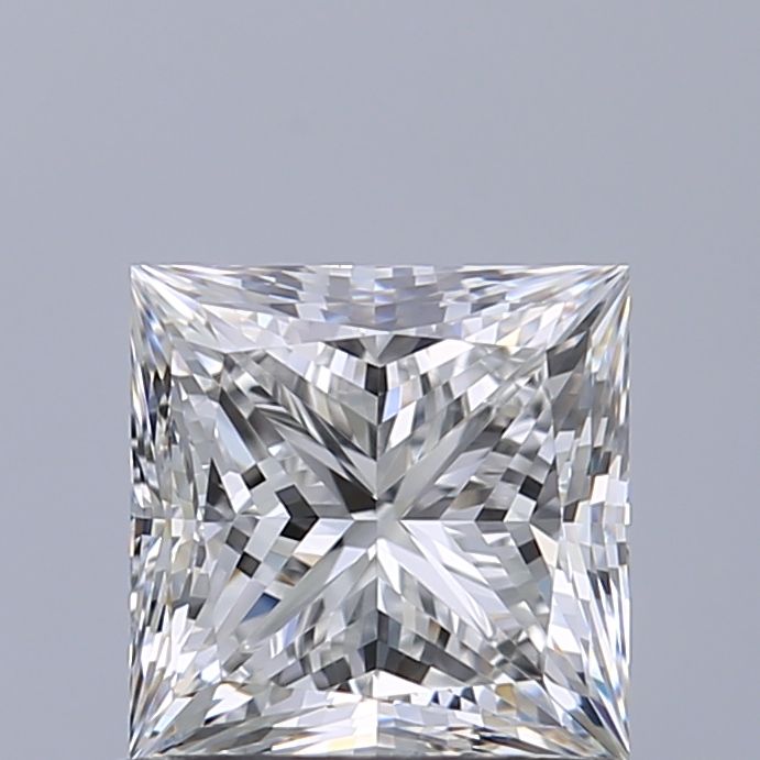 Diamond Natural 0,9Ct F-VVS2 Princess - GIA2556554784 1