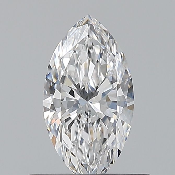 Diamond Natural 0,5Ct D-IF Marquise - GIA6555426111 1