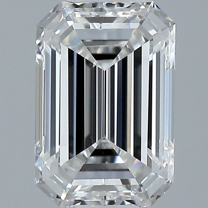 Diamond Natural 0,53Ct F-VS1 Emerald - GIA7538425113