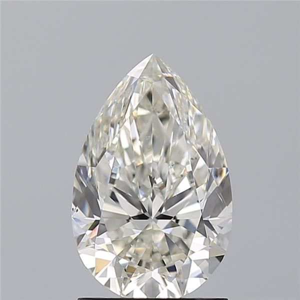 Diamond Natural 1,5Ct J-SI1 Pear - GIA7556000499 1