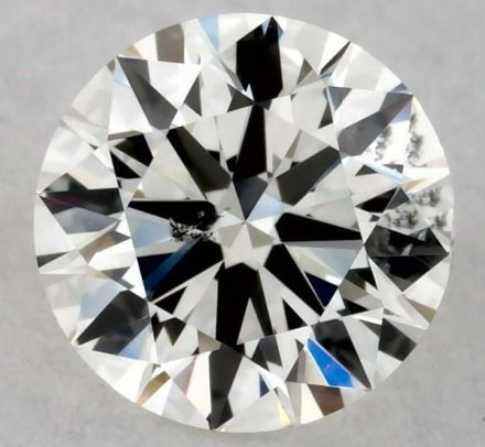 Diamond Natural 0,4Ct J-SI2 Round - GIA7306789868 1