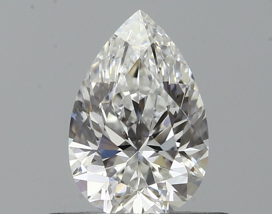 Diamond Natural 0,51Ct F-IF Pear - GIA6552576733 1