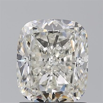 Diamond Natural 1,71Ct H-SI1 Cushion - GIA6541607550 1