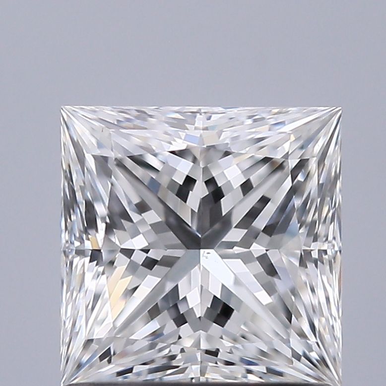 Diamond Natural 1,02Ct E-VS2 Princess - GIA5553518556 1