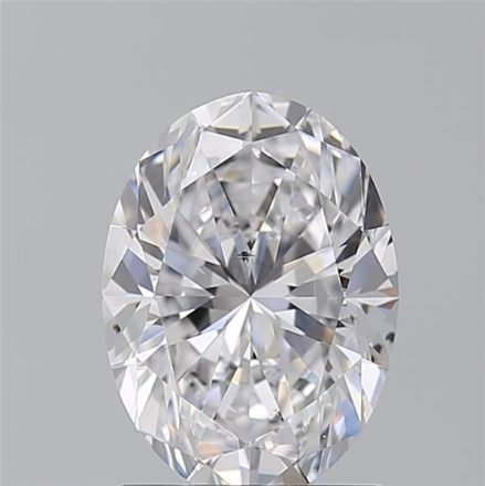 Diamond Natural 1,72Ct D-SI1 Oval - GIA3545749593 1
