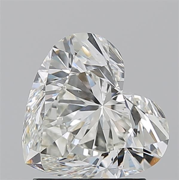 Diamond Natural 1,7Ct J-SI1 Heart - GIA5553096398 1