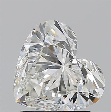 Diamond Natural 1,7Ct J-SI1 Heart - GIA5553096398 1
