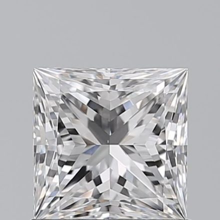 Diamond Natural 1,04Ct E-VS1 Princess - GIA6555361634 1