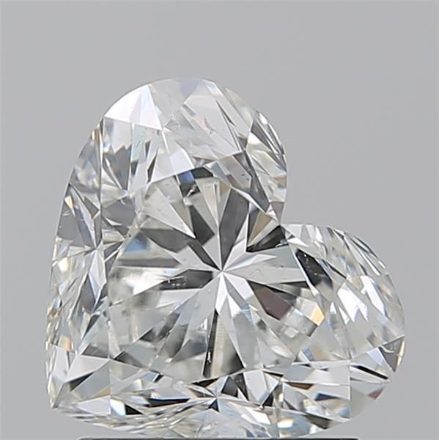 Diamond Natural 1,7Ct H-SI1 Heart - GIA5553434953 1