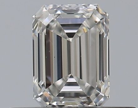 Diamond Natural 0,38Ct G-SI1 Emerald - GIA1505834020 1