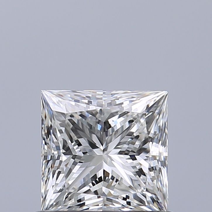 Diamond Natural 0,73Ct F-VVS1 Princess - GIA5553492599 1