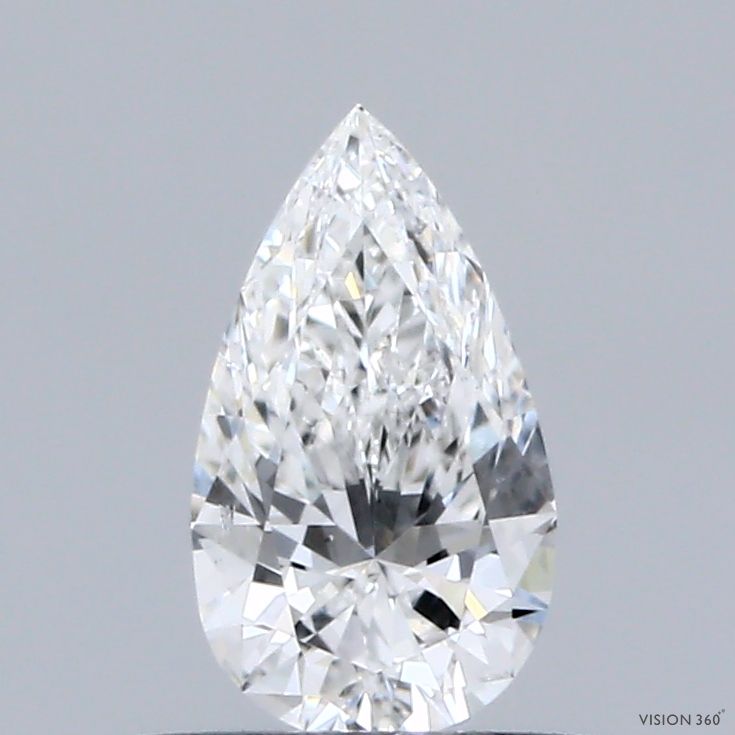 Diamond Natural 0,5Ct F-SI1 Pear - GIA6552523272 1