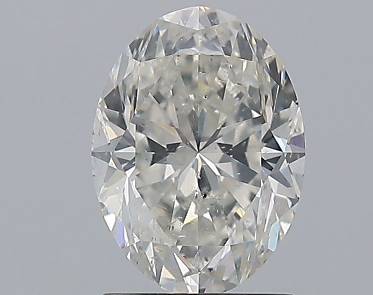Diamond Natural 1,7Ct H-SI2 Oval - GIA6532976195 1