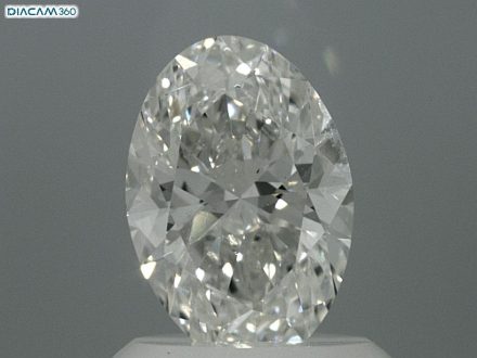 Diamond Natural 1,01Ct H-SI1 Oval - GIA1545568439 1