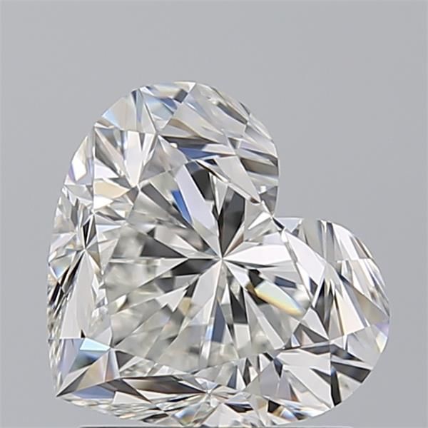 Diamond Natural 1,7Ct H-VVS1 Heart - GIA6545598223 1