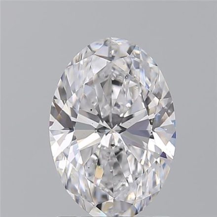 Diamond Natural 1,7Ct D-SI1 Oval - GIA1549880010 1