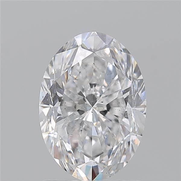 Diamond Natural 1,7Ct D-SI2 Oval - GIA2557039150 1
