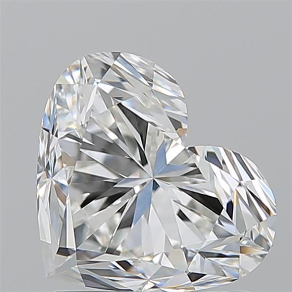 Diamond Natural 1,71Ct H-IF Heart - GIA7558445568 1