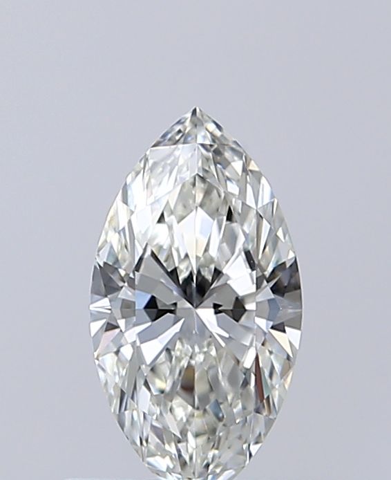 Diamond Natural 0,5Ct H-IF Marquise - GIA7558543604 1