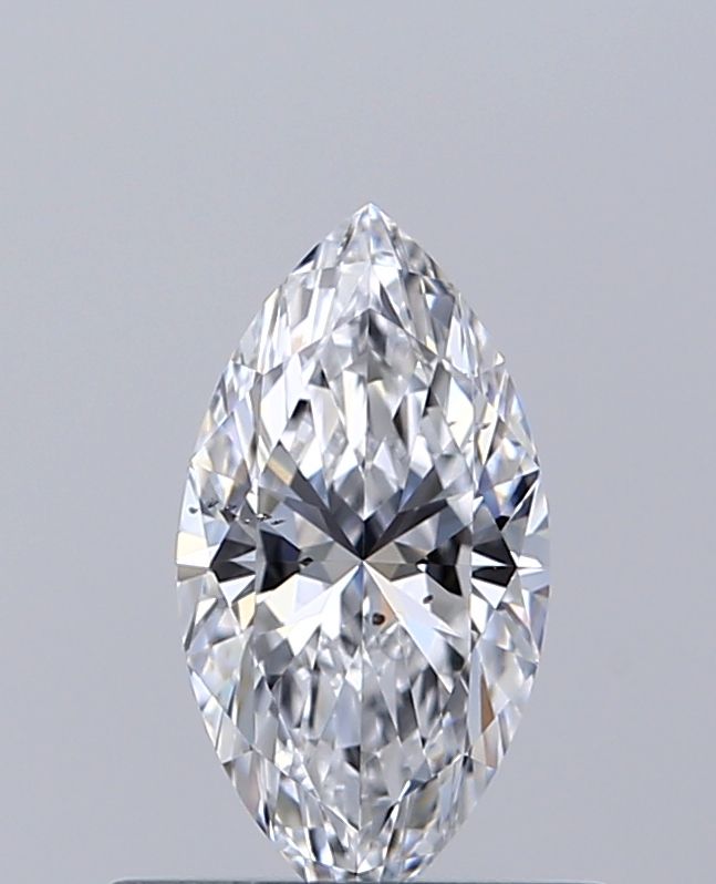 Diamond Natural 0,51Ct D-SI1 Marquise - GIA2557521612 1