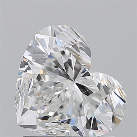 Diamond Natural 1,51Ct G-SI1 Heart - GIA7548658345 1