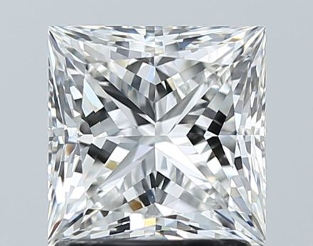 Diamond Natural 1,7Ct F-VVS2 Princess - GIA5231955510 1