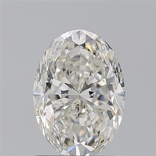 Diamond Natural 1,7Ct I-SI1 Oval - GIA5543714306 1