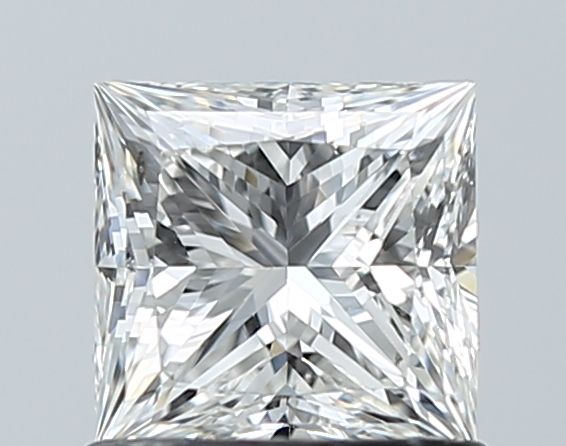 Diamond Natural 0,91Ct F-SI1 Princess - GIA6551456256 1