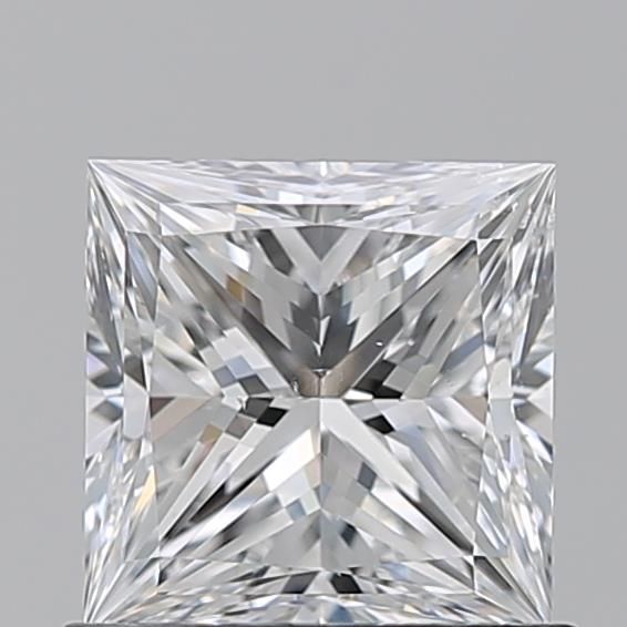 Diamond Natural 0,9Ct D-SI1 Princess - GIA6551377566 1
