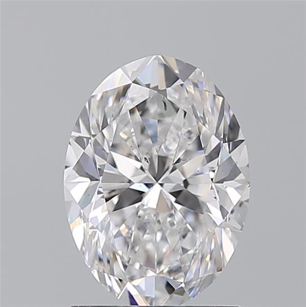 Diamond Natural 1,7Ct D-SI1 Oval - GIA7546690415 1