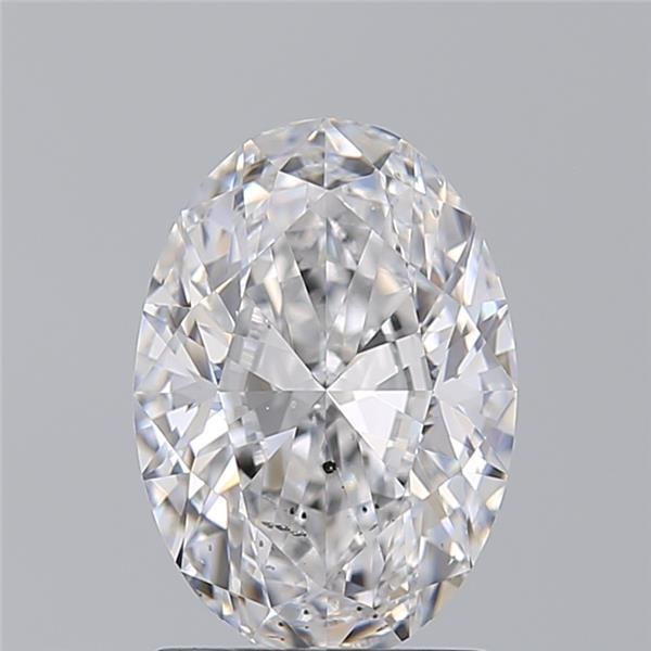 Diamond Natural 1,71Ct D-SI2 Oval - GIA6542817921 1
