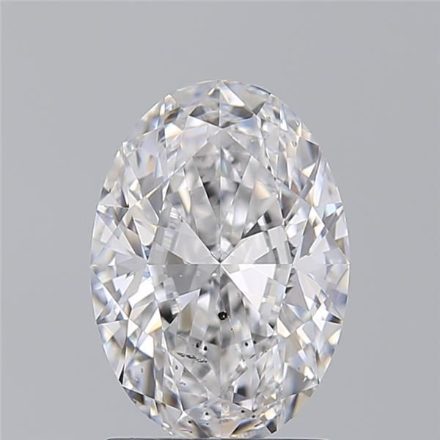 Diamond Natural 1,71Ct D-SI2 Oval - GIA6542817921 1