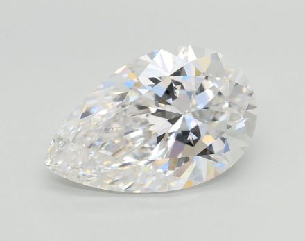 Lab Grown Diamond Lab-grown 2,7Ct E-VVS2 Pear - GIA6505593676 1