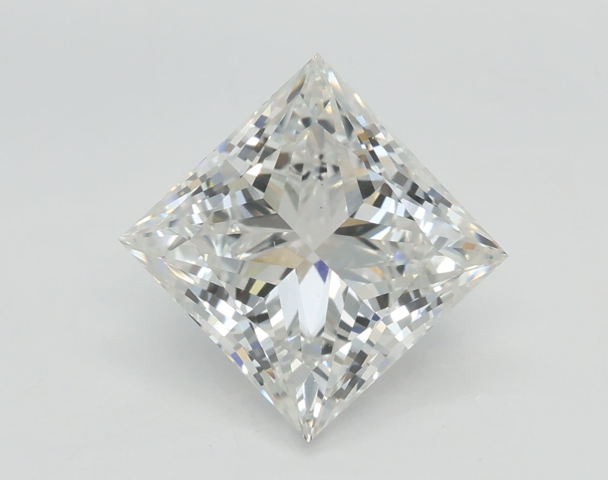 Lab Grown Diamond Lab-grown 2,71Ct F-VS1 Princess - GIA6495012340